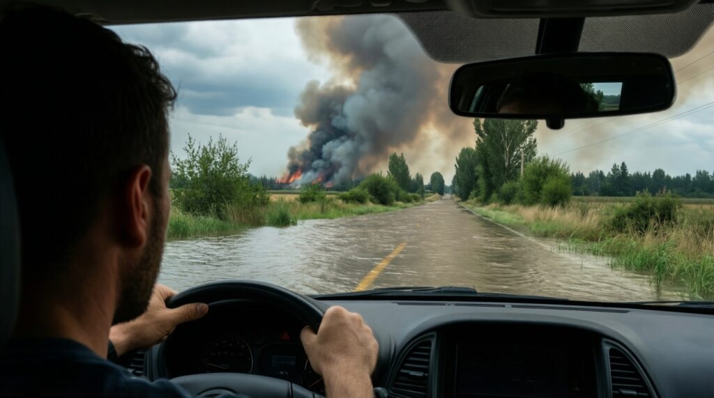 Погода и риски: штормовые предупреждения, паводки, пожароопасная обстановка - иллюстрация
