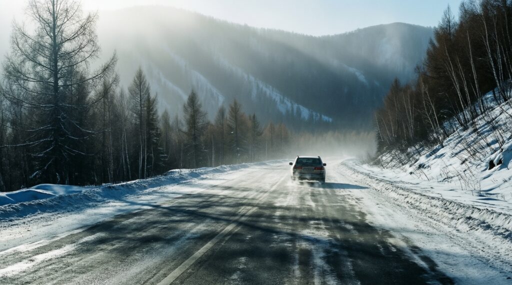 Ситуация на дорогах Хакасии: пробки, аварии, перекрытия, состояние трасс и перевалов - иллюстрация