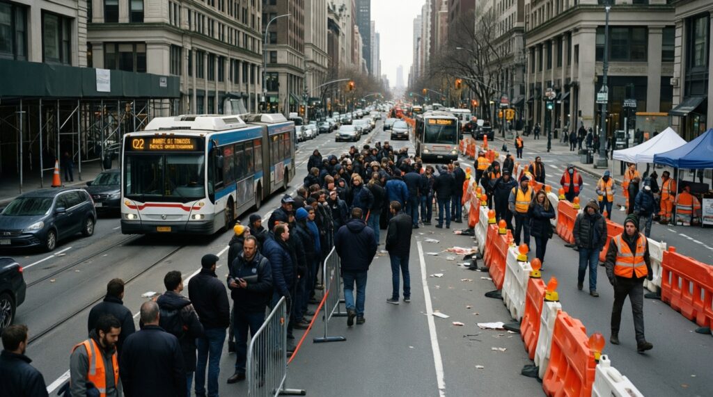 - Репортаж с места: как живёт район/посёлок после важного события - иллюстрация