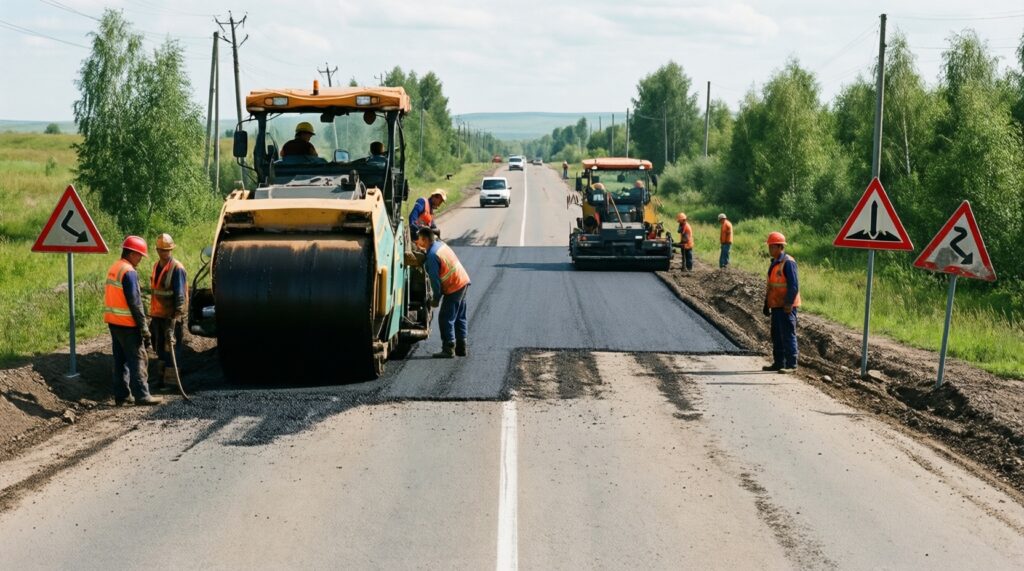 Ситуация на дорогах Хакасии: пробки, аварии, ремонты и перекрытия - иллюстрация