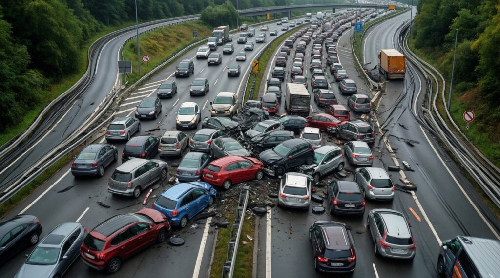 Ситуация на дорогах Хакасии: пробки, аварии, ремонты и перекрытия - иллюстрация