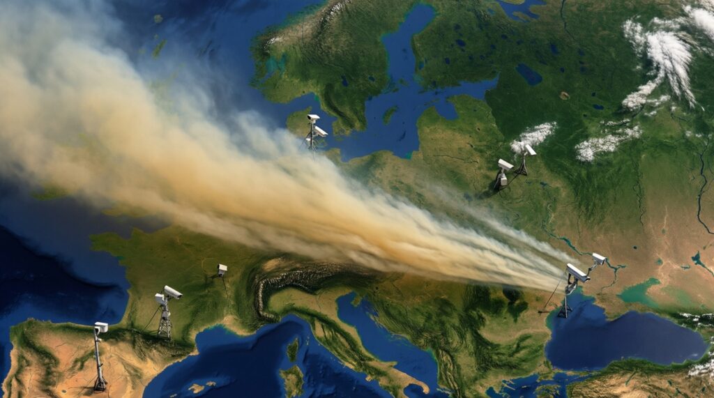 Экология и природные ресурсы: пожары, выбросы, качество воздуха и воды - иллюстрация