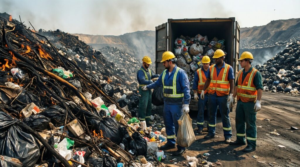 Экология и природа: пожароопасная обстановка, качество воздуха и воды, мусорные полигоны - иллюстрация