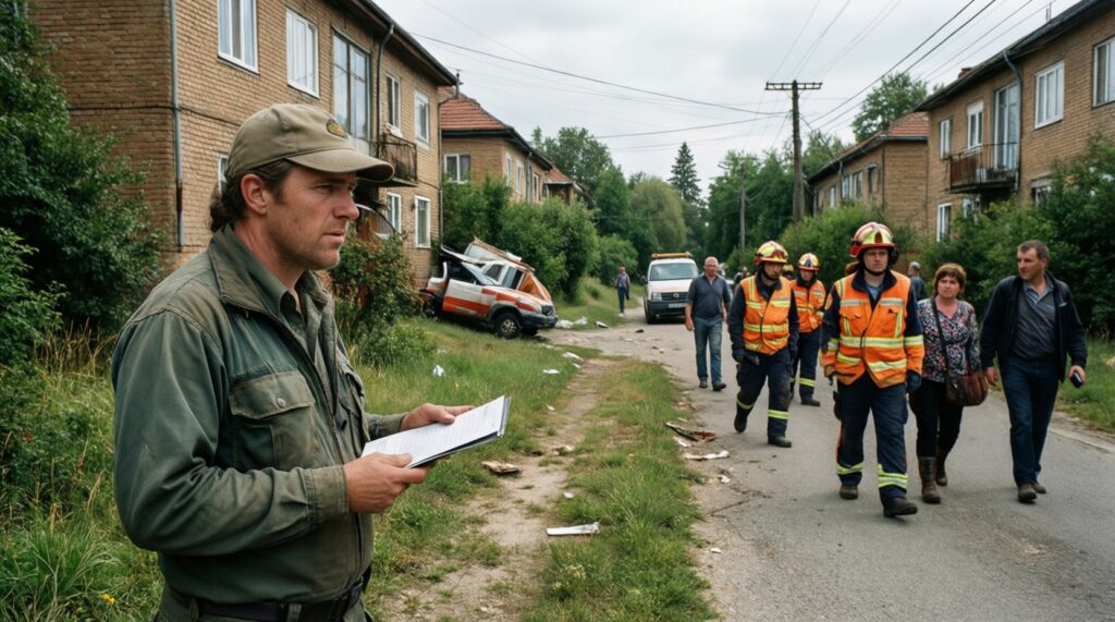 Репортаж с места: как живёт район/посёлок после ключевого события или ЧС - иллюстрация